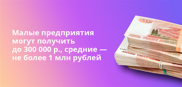 МСП могут получить до 300 000 рандов, а средние предприятия - до 1 млн рандов.